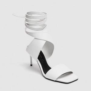 Zara Lace-up heels sandals